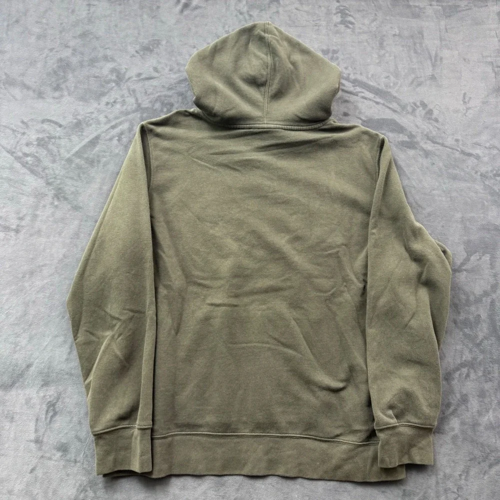 The North Face Mens XL Olive Green Half Dome Logo Pullover Hoodie Sweatshirt